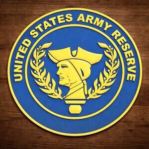 United States Army Reserve Sign 2 Color Options US Military